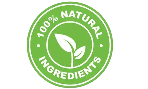 All natural formula badge